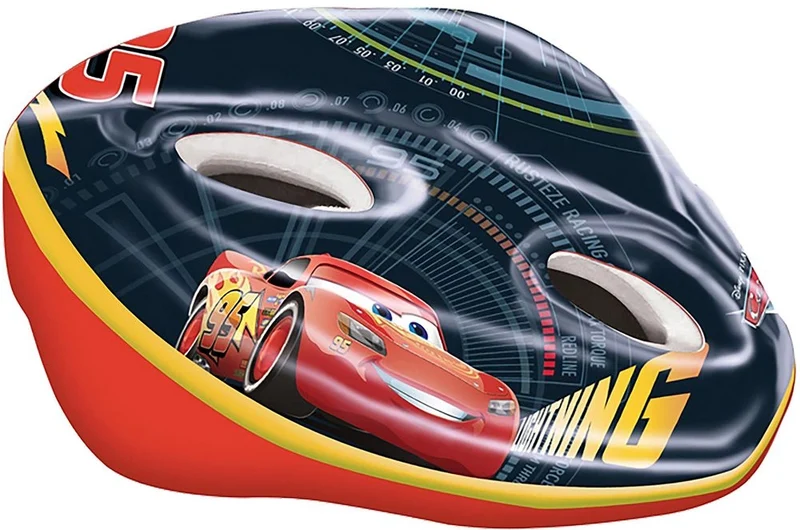 TATAWAY Casco Easy Disney Cars bicicletta fori di aerazione 52-56 cm 4-8 anni