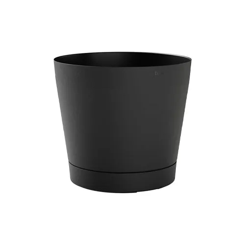 Vaso Orione In Resina Antracite 19 Cm