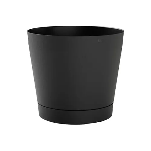 Vaso Orione In Resina Antracite 24 Cm