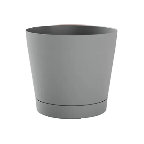 Vaso Orione In Resina Grigio 24 Cm