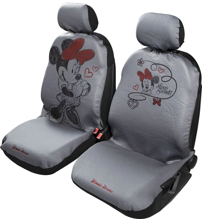 TATAWAY Disney Coppia coprisedili anteriori auto Minnie Mouse 20x28x12 cm