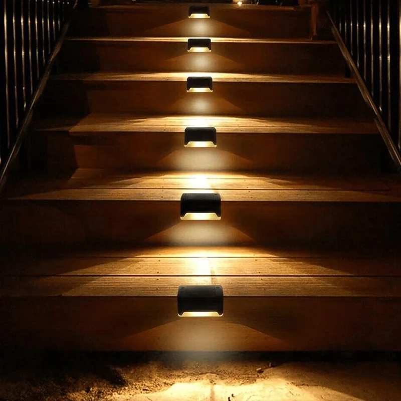 Solarix LED Traplampen – Zonne-energie Buitenverlichting met Schemerfunctie (IP65)