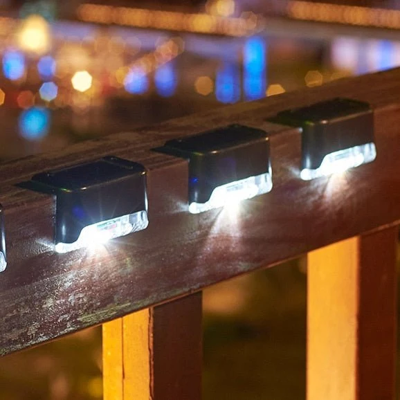 Solarix LED Traplampen – Zonne-energie Buitenverlichting met Schemerfunctie (IP65)