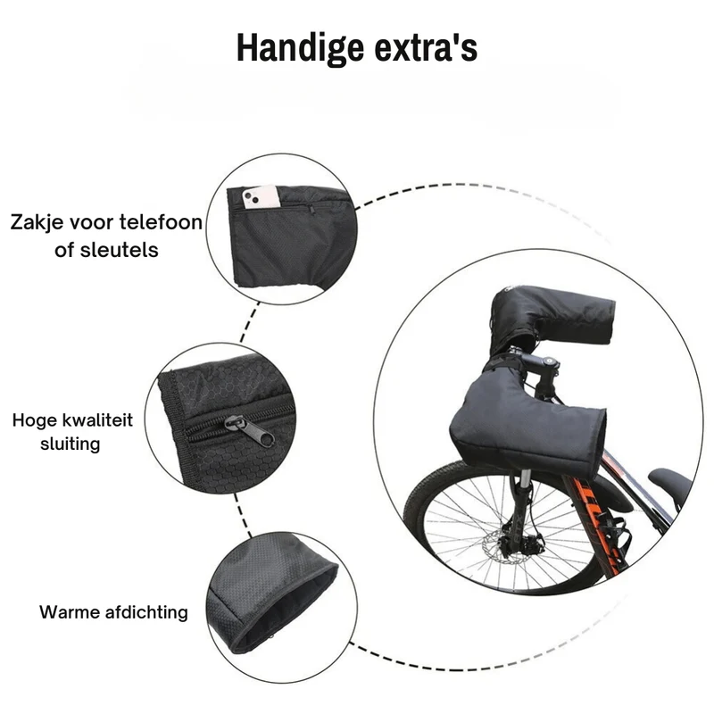 Wind Guard Handschoenen – Tochtvrije Fietshandschoenen met Open Vingertoppen