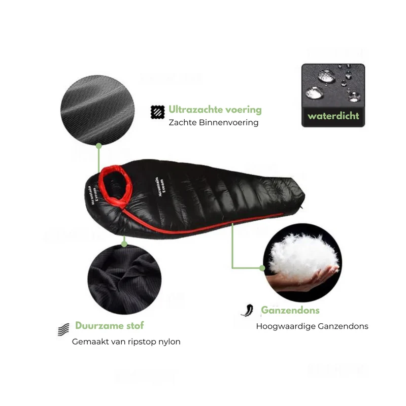 Vestragear Winter Slaapzak – Donzen Ultiem Warme & Lichtgewicht Slaapzak tot -20°C