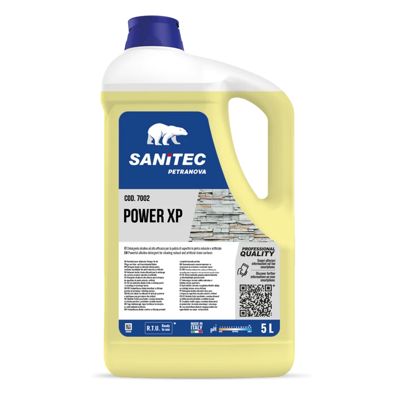Detergente alcalino per pietra naturale e artificiale Sanitec Power XP 5 litri DISPONIBILE IN 7 GIORNI LAVORATIVI