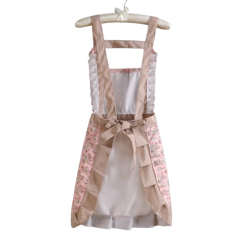 Modern floral everyday use kitchen apron