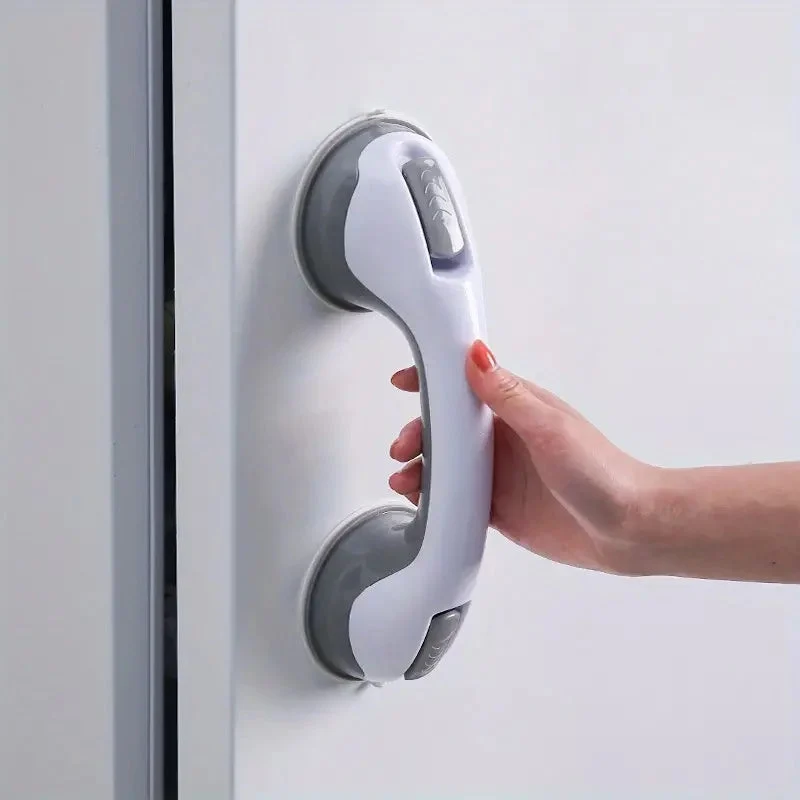 Durable safe wall-mounted bathroom grab bar
