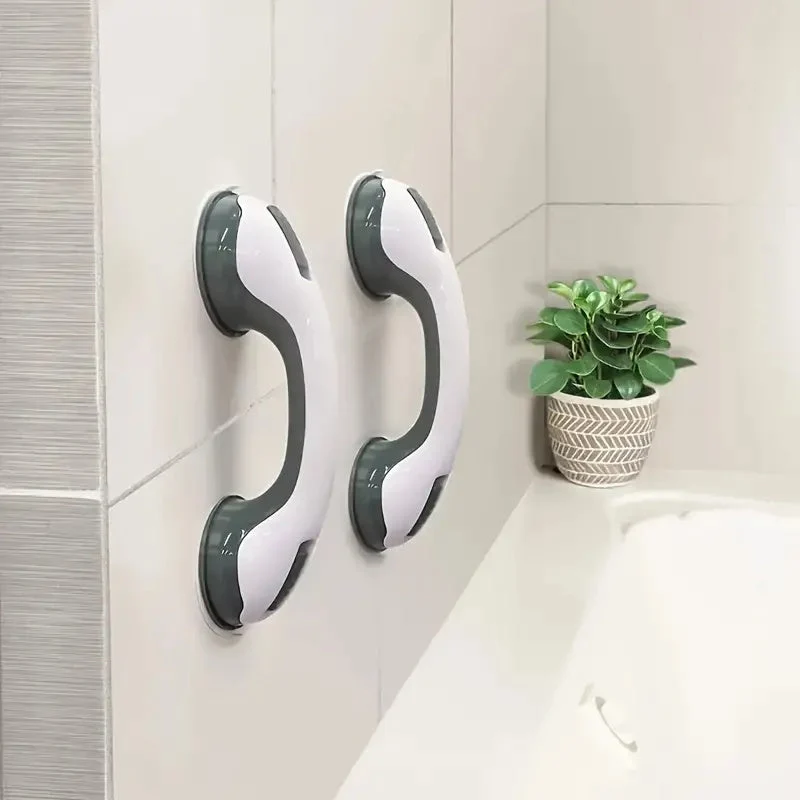 Durable safe wall-mounted bathroom grab bar