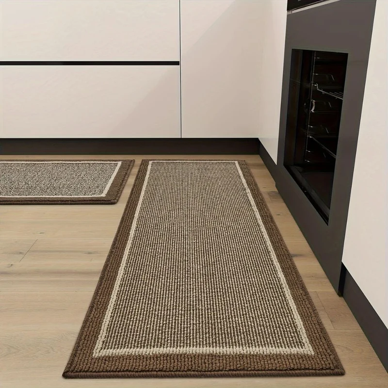 Anti-slip decorative waterproof kitchen mats