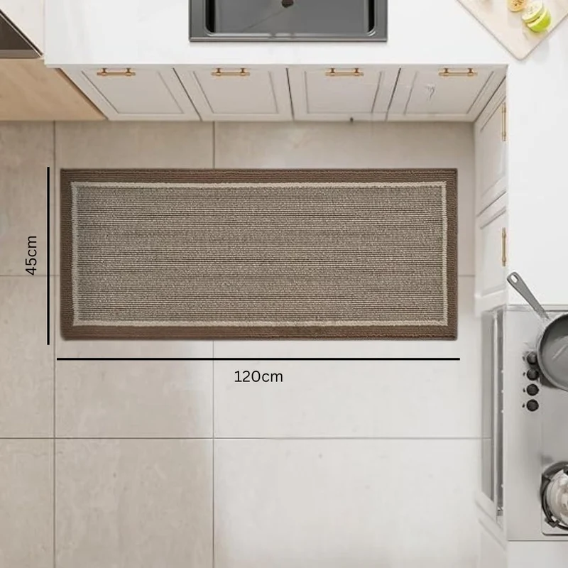 Anti-slip decorative waterproof kitchen mats