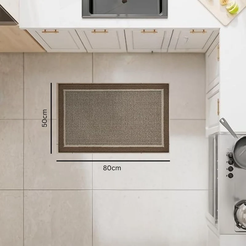 Anti-slip decorative waterproof kitchen mats