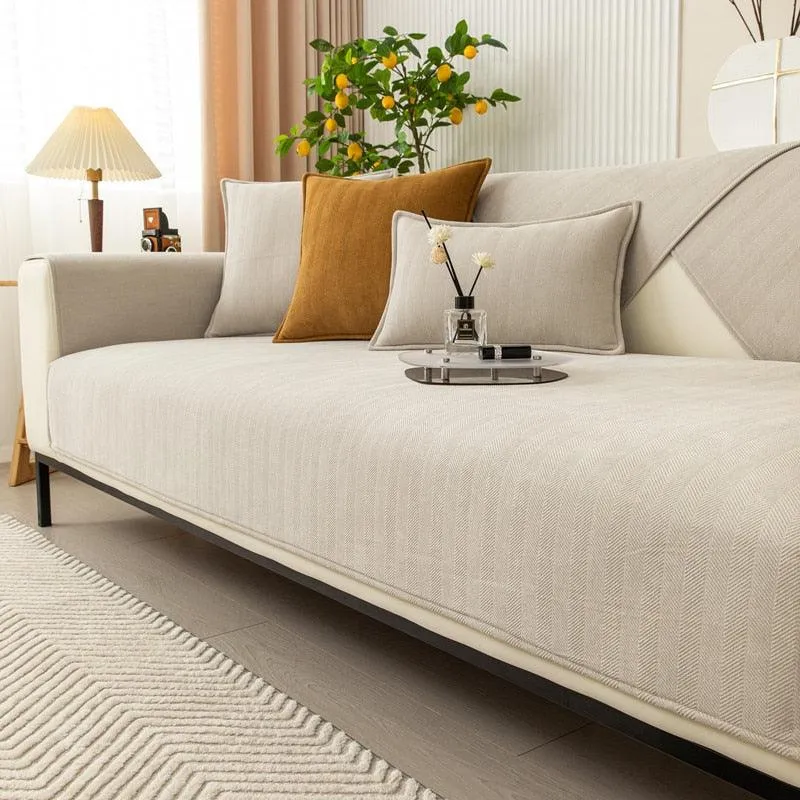 Bankhoes Antislip Chenille | Luxe Bescherming & Zacht Comfort